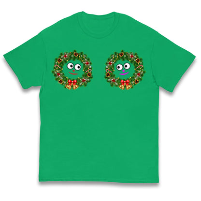 Christmas Decoration Rings Smiley Funny T Shirt