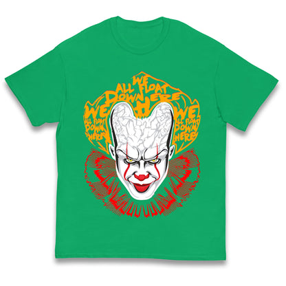 Pennywise Scary Clown Halloween T Shirt
