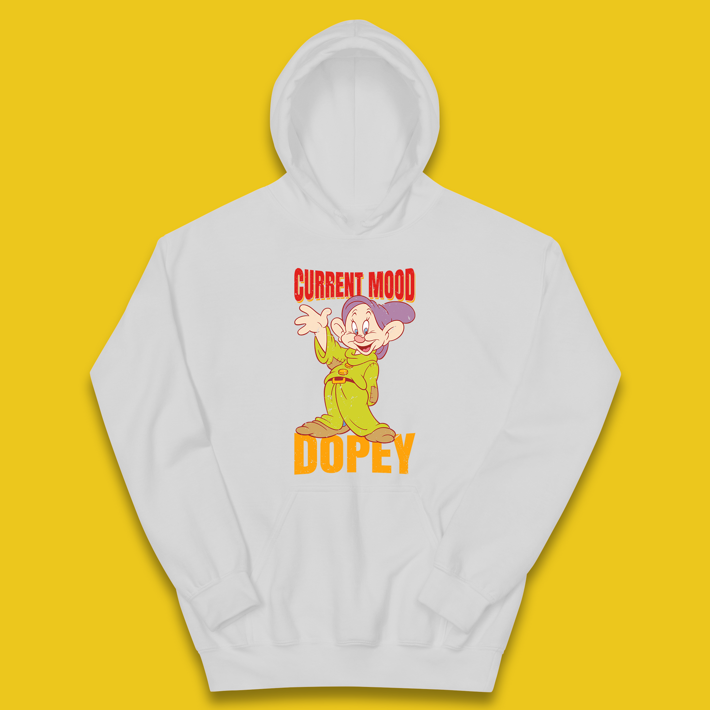 Disney Seven Dwarfs Current Mood Grumpy Bashful Sleepy Doc Dopey Sneezy Happy 7 Dwarfs Matching Disneyland Vacation Kids Hoodie