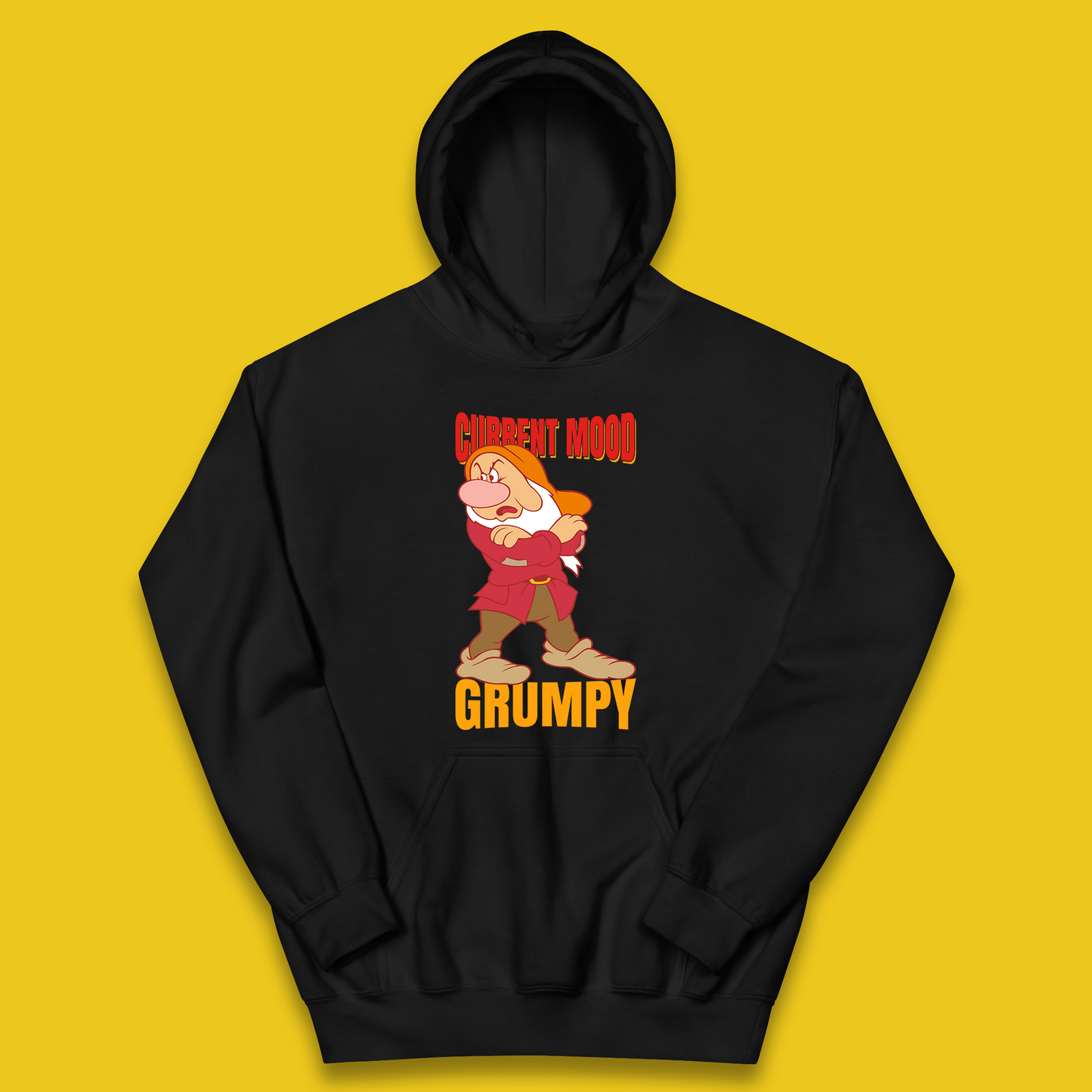 Disney Seven Dwarfs Current Mood Grumpy Bashful Sleepy Doc Dopey Sneezy Happy 7 Dwarfs Matching Disneyland Vacation Kids Hoodie