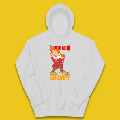 Disney Seven Dwarfs Current Mood Grumpy Bashful Sleepy Doc Dopey Sneezy Happy 7 Dwarfs Matching Disneyland Vacation Kids Hoodie