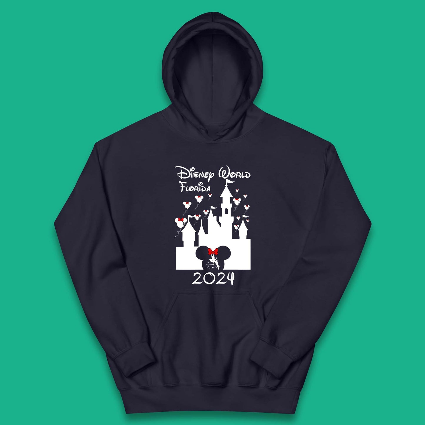 Disney World Florida 2024 Kids Hoodie