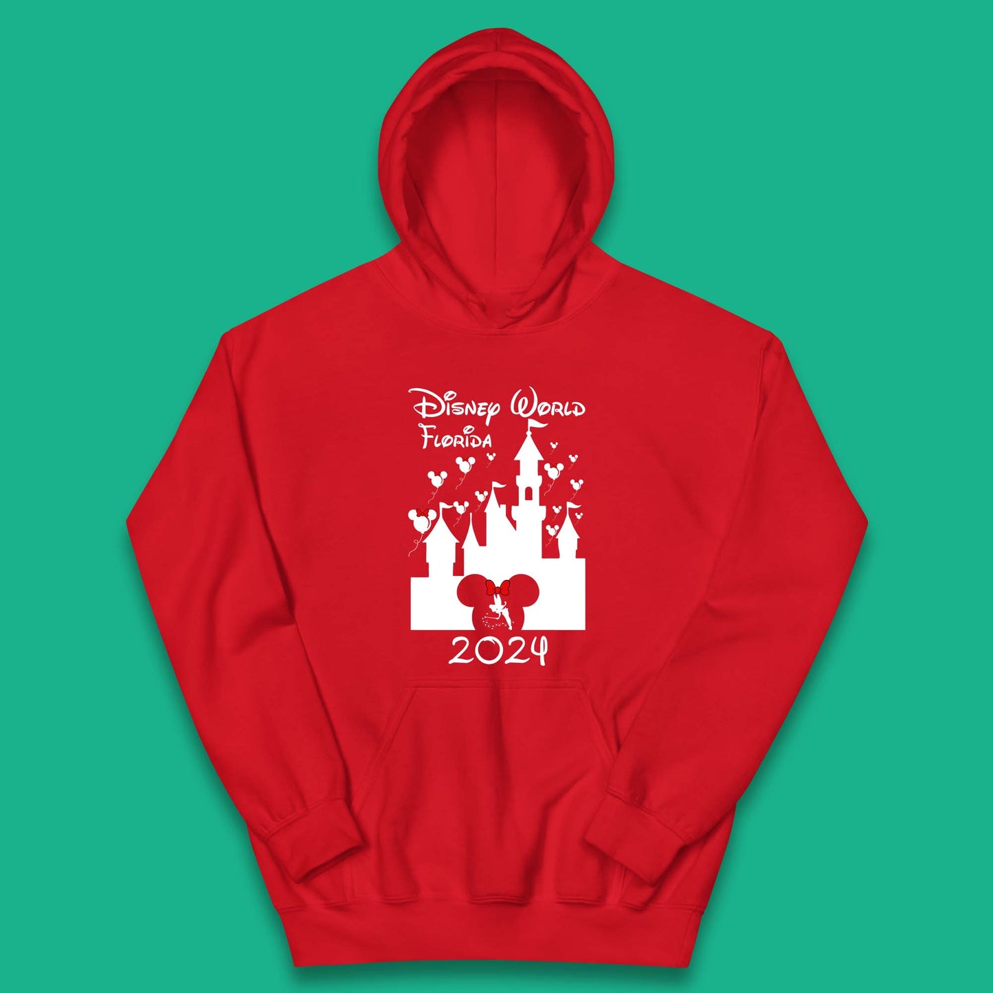 Disney World Florida 2024 Kids Hoodie