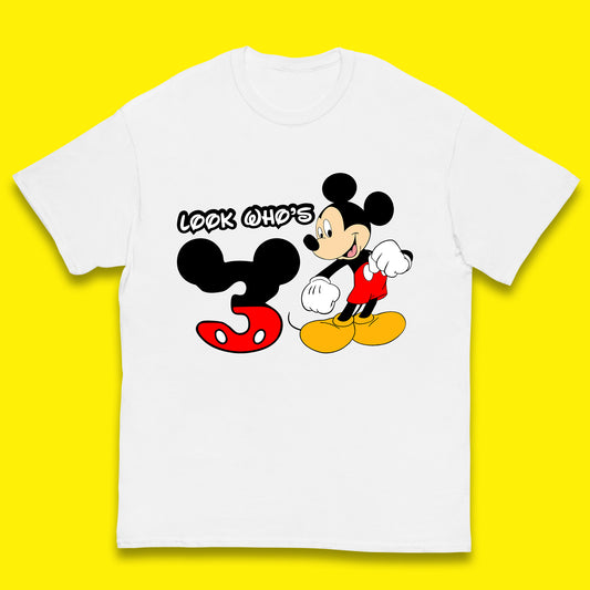 Personalised Disney Mickey Mouse Minnie Mouse Cartoon Your Birthday Year Disneyland Birthday Theme Party Kids T Shirt