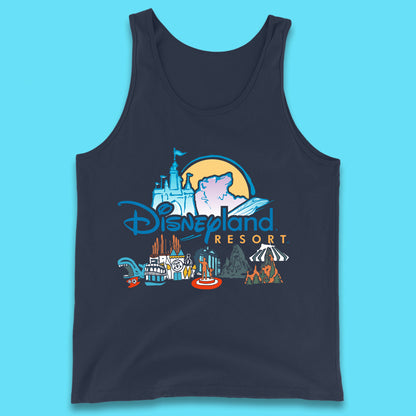 Retro Disneyland Resort Happiest Place on Earth Disneyland Parks Disney 100 Years Of Wonder Disneyland Family Trip Tank Top