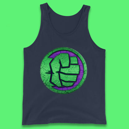 Marvels Avengers The Incredible Hulk Smash Fist Circle Logo Hulk Giant Man Hulk Superhero Movies Tank Top