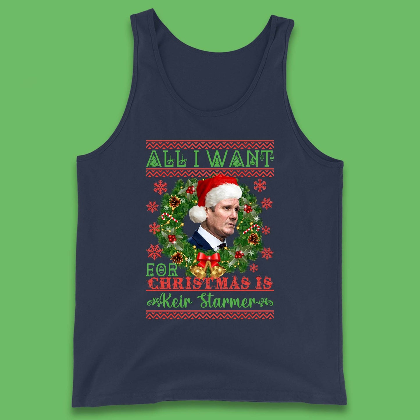 keir starmer christmas tank top