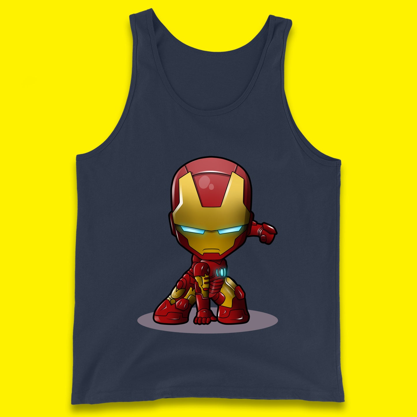 Marvel Avenger Iron Man Movie Character Ironman Costume Superhero Marvel Comics Tank Top