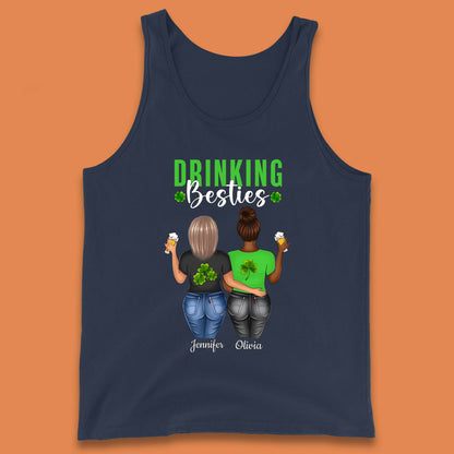 Personalised Drinking Besties Tank Top