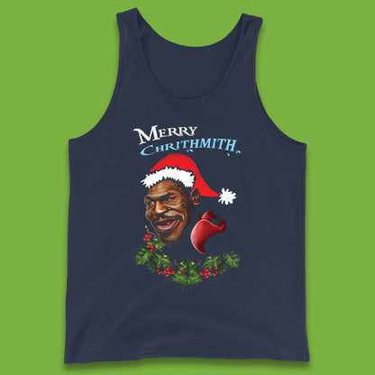 Mike Tyson Merry Chrithmith Tank Top