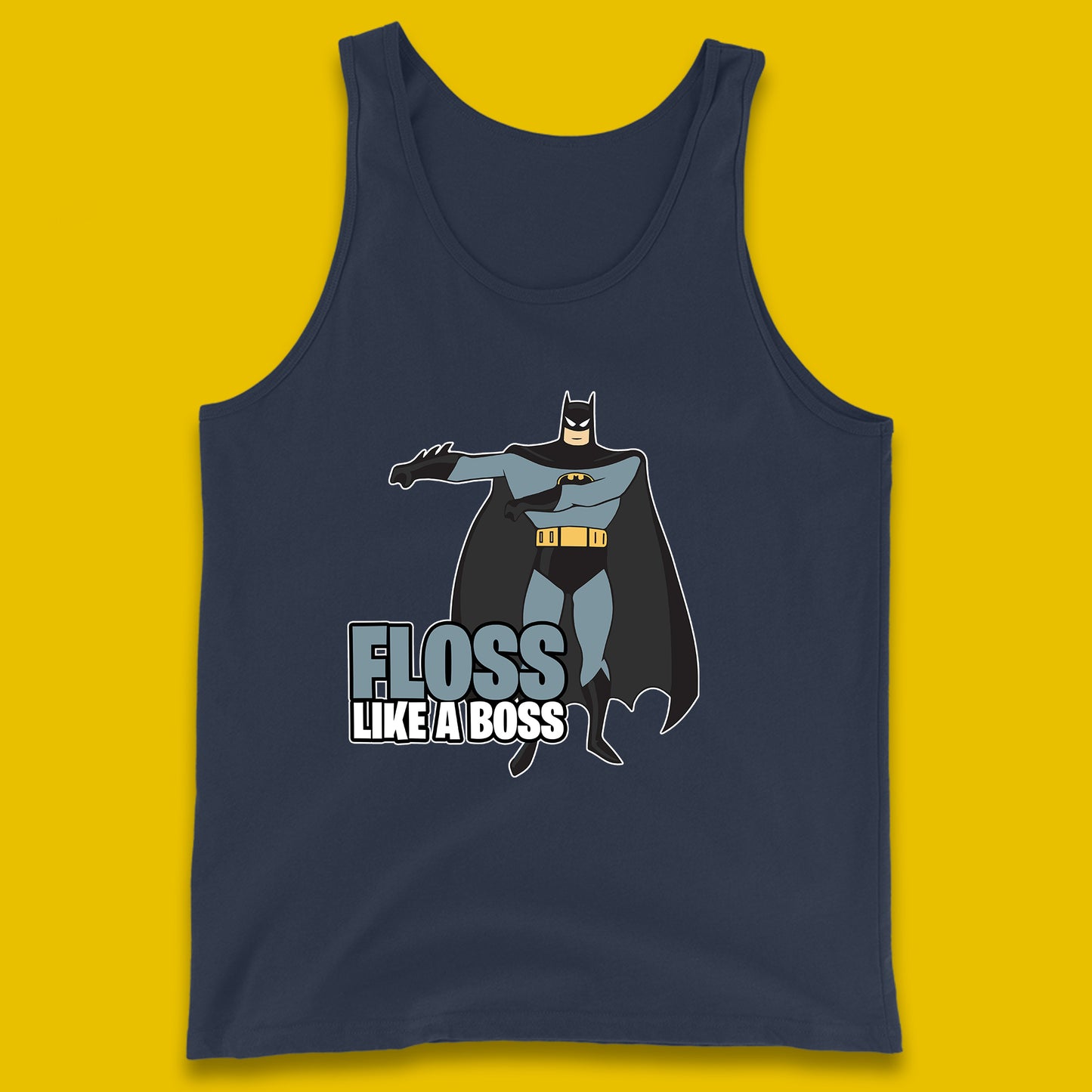 Batman Floss Like A Boss DC Comics Action Adventure Superheros Movie Character Tank Top