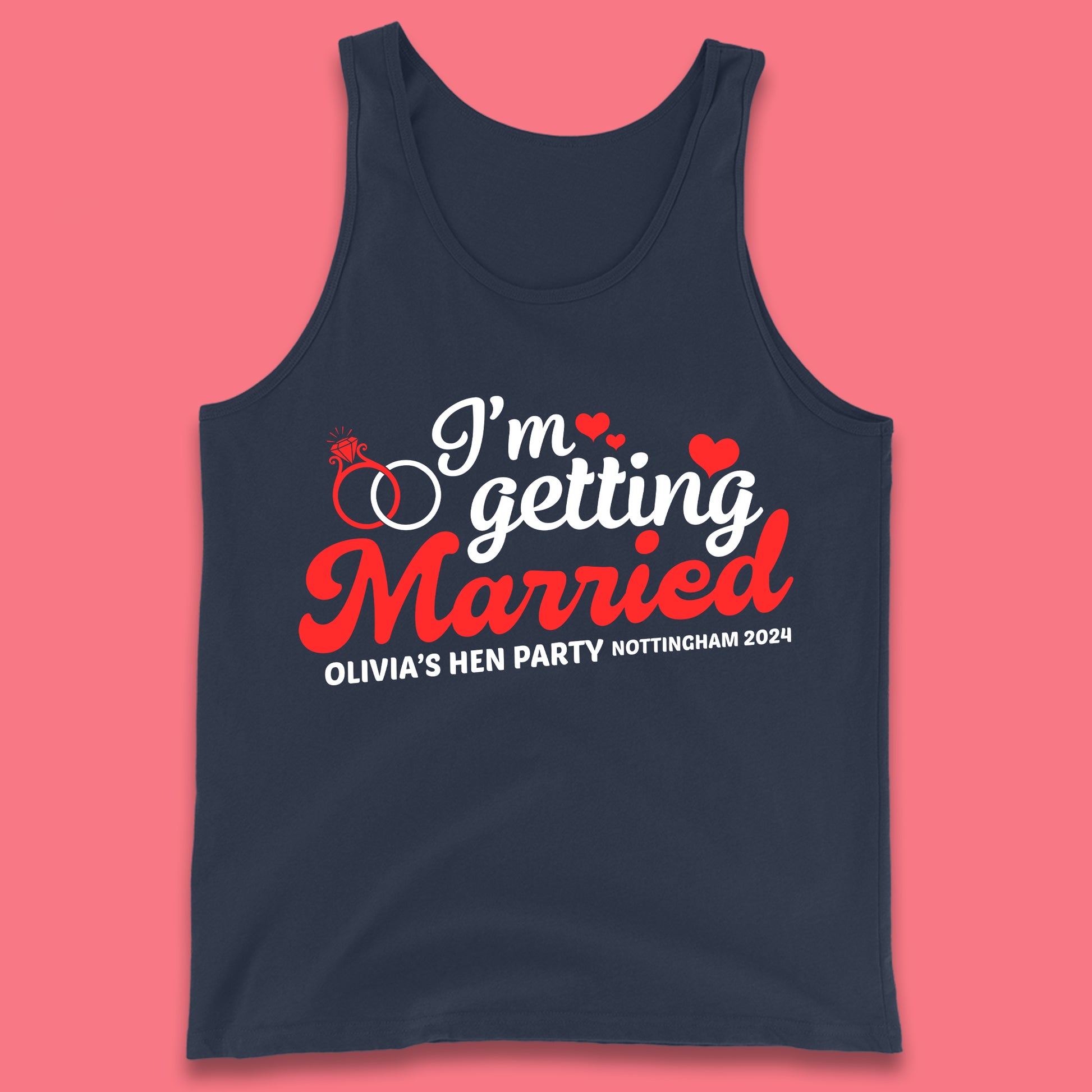 Custom Hen Do Party Tank Top