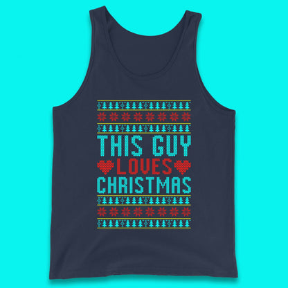 This Guy Loves Christmas Tank Top