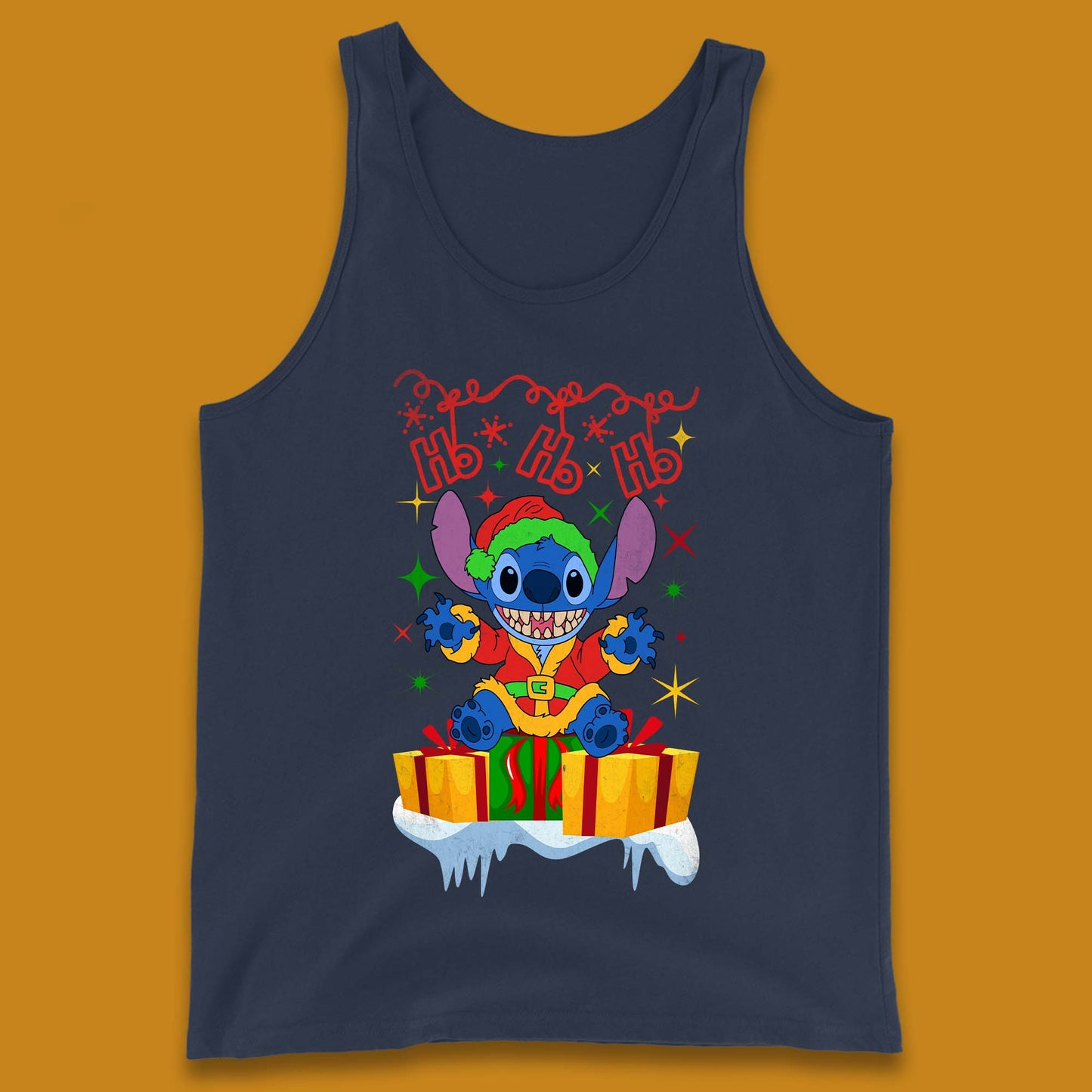 Elf Stitch Christmas Tank Top