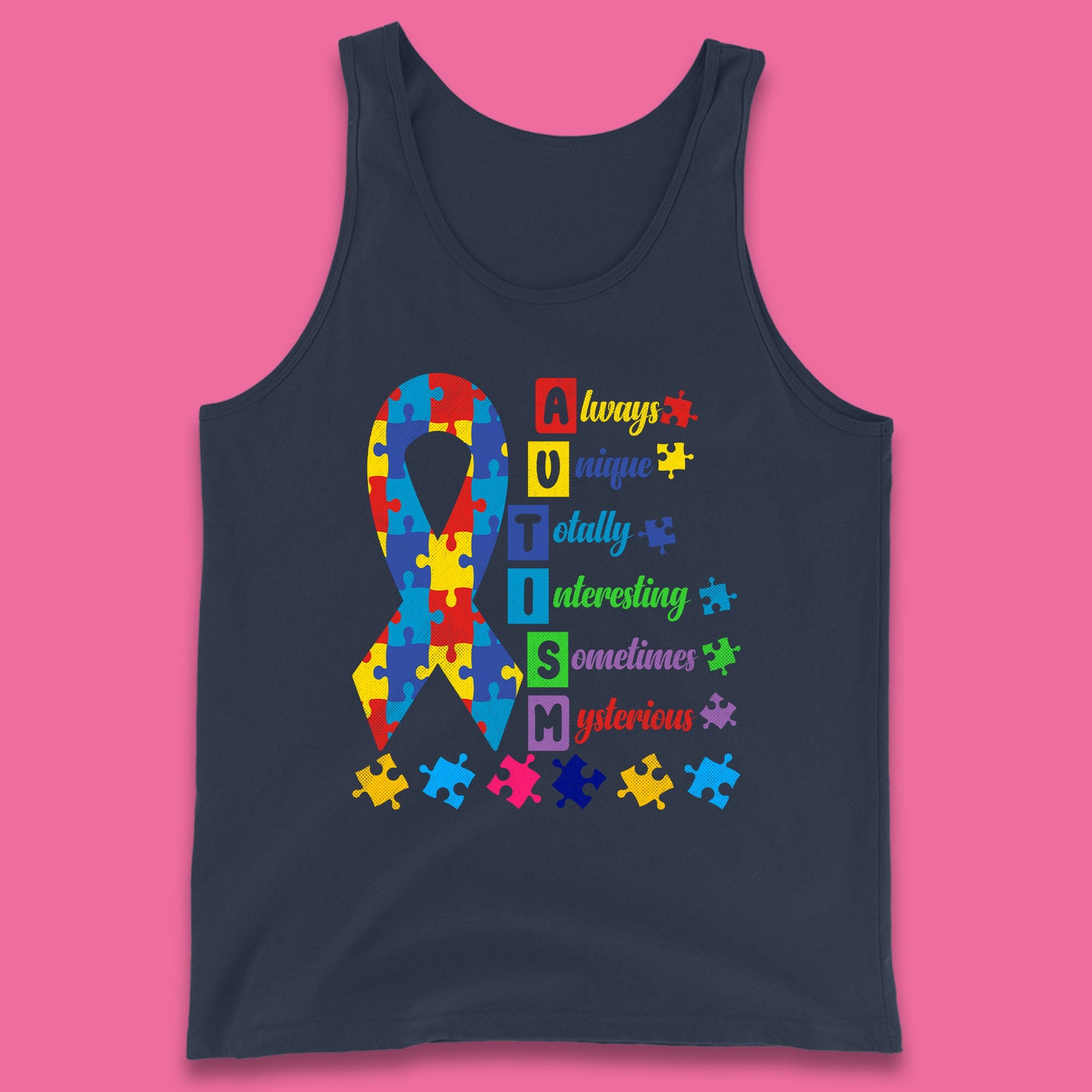 Autism Always Unique Tank Top