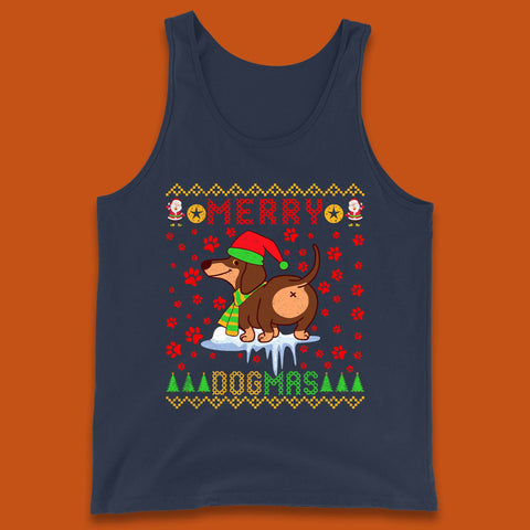 Merry Dogmas Christmas Tank Top