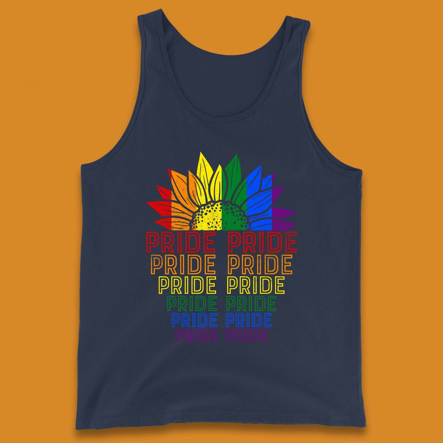 LGBT Pride Sunflower Tank Top