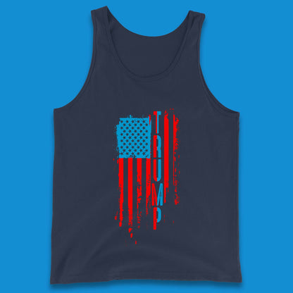 Trump's America USA Flag Patriotic Donald Trump Pro America Election 2024 Tank Top