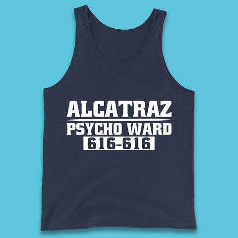Alcatraz Psycho Ward 616-616 Prison Halloween Costume Prisoner Psych Ward Tank Top