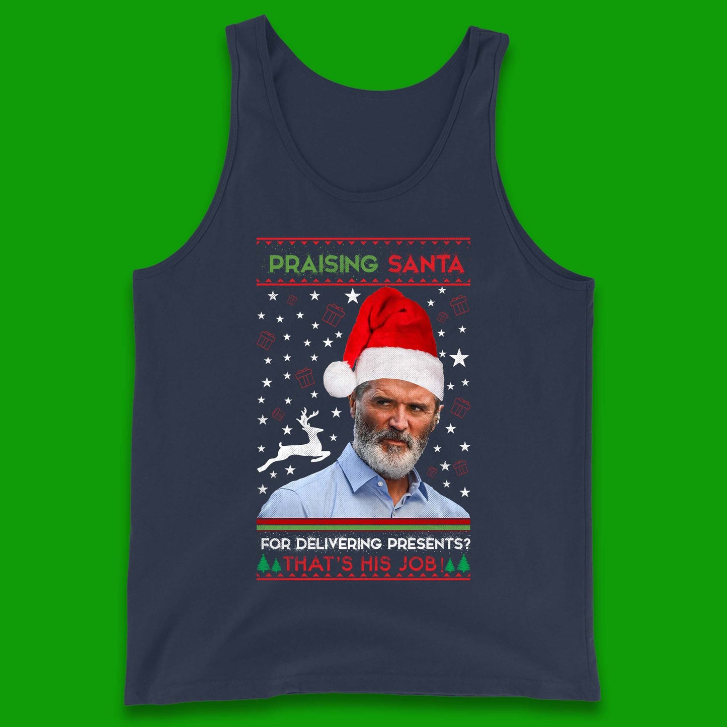 roy keane christmas tank top