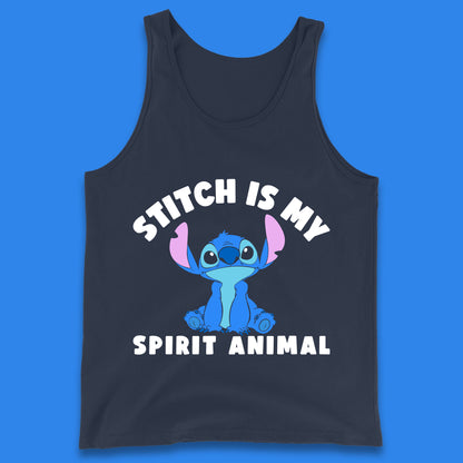 Stitch Is My Spirit Animal Disney Spirit Lilo & Stitch Cartoon Character Ohana Stitch Lover Tank Top