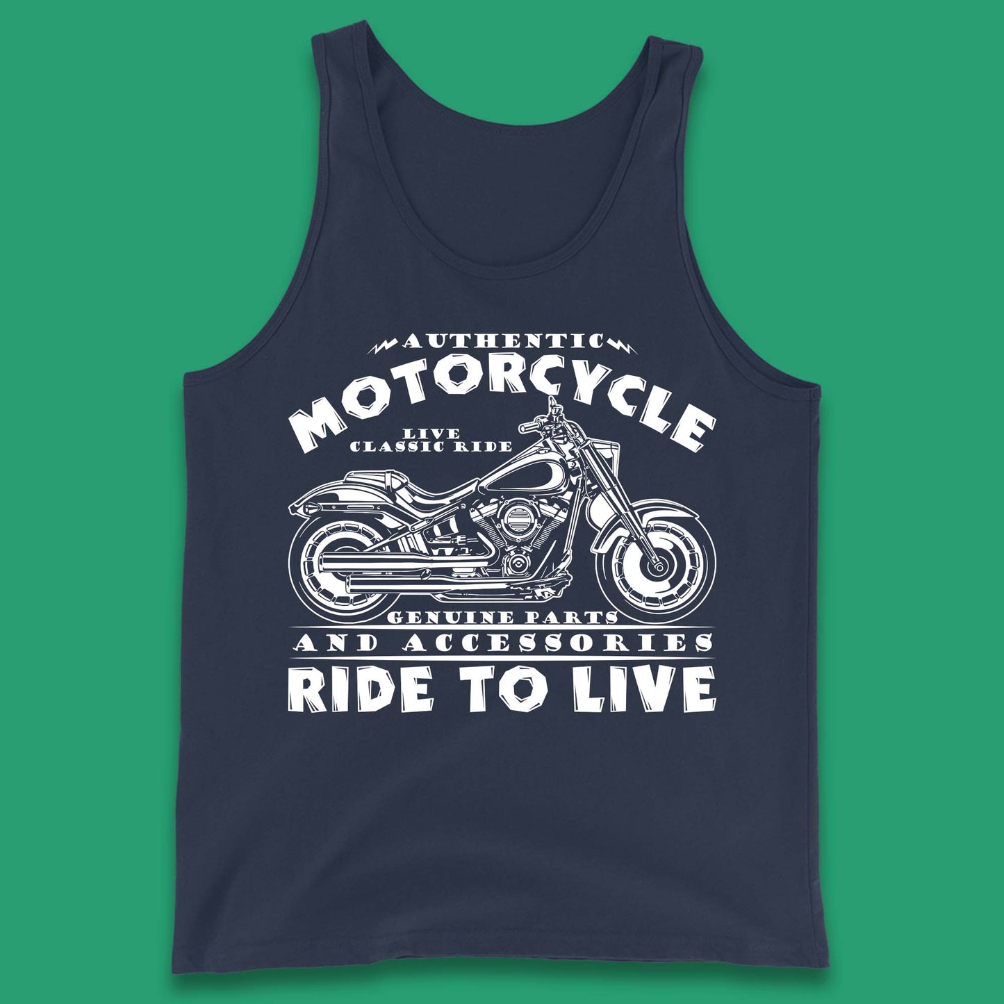 Motorcycle Ride To Live Tank Top