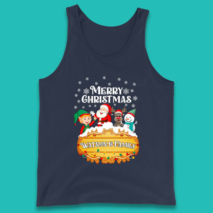 watson family christmas tank top