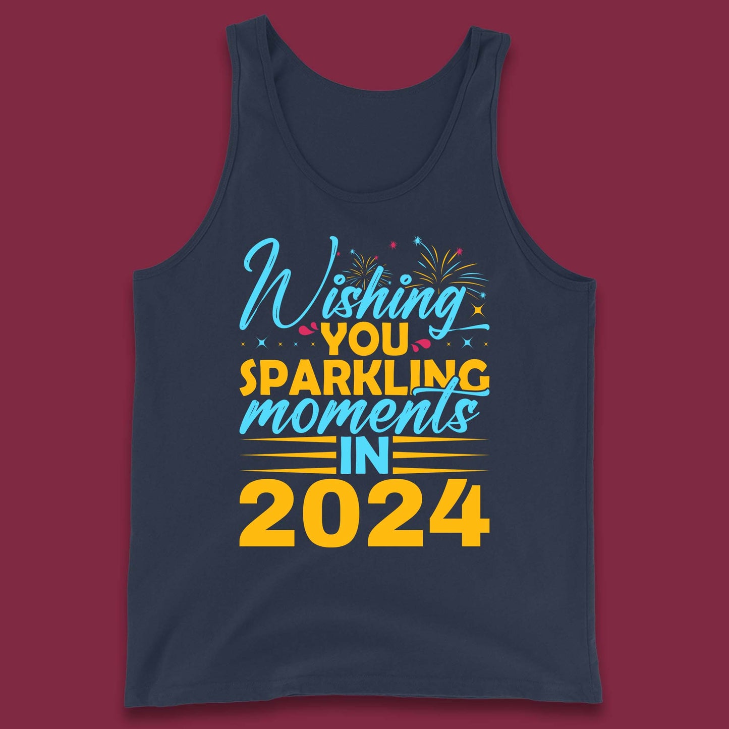 Wishing You Sparkling Moments in 2024 Tank Top