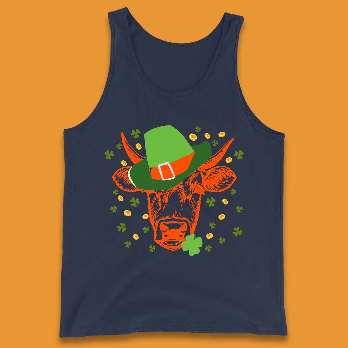 St Patrick's Cow Tank Top