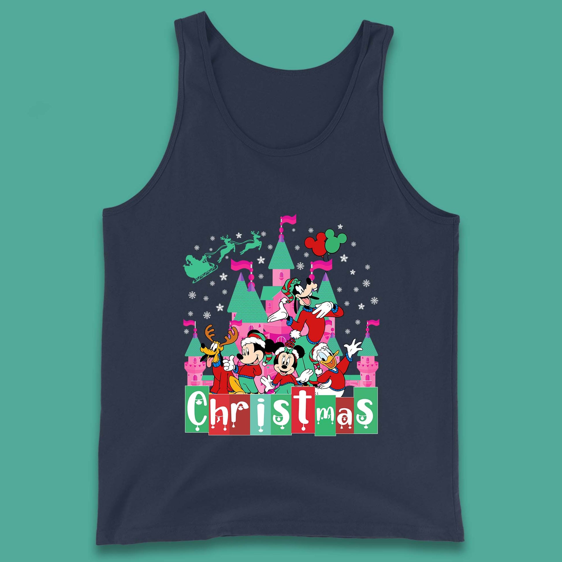 christmas disneyland tank top