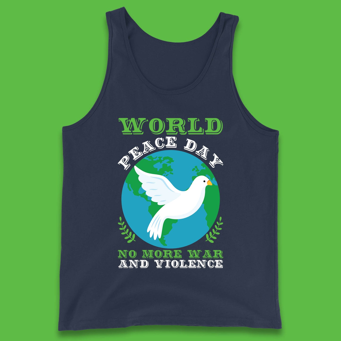 World Peace Day No More War And Violence Human Rights Stop War Tank Top