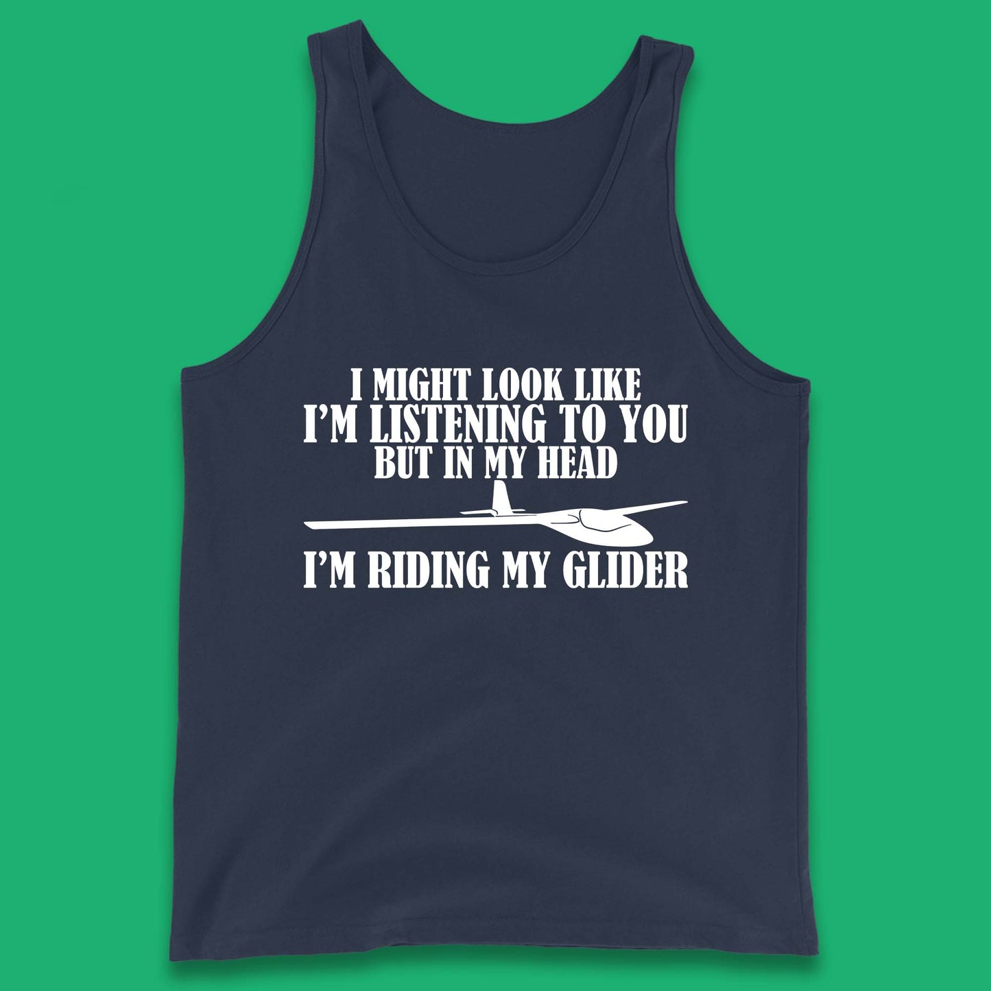 In My Head I'm Riding My Glider Tank Top