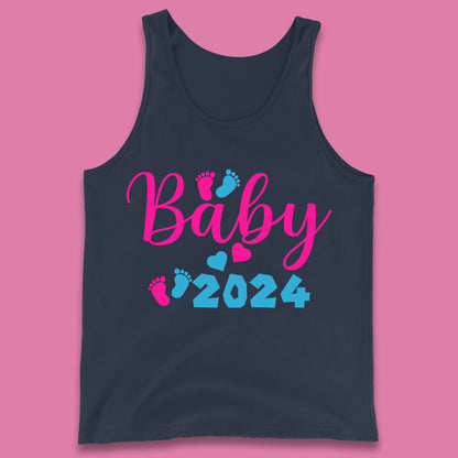 Baby 2024 Pregnancy Announcement Tank Top