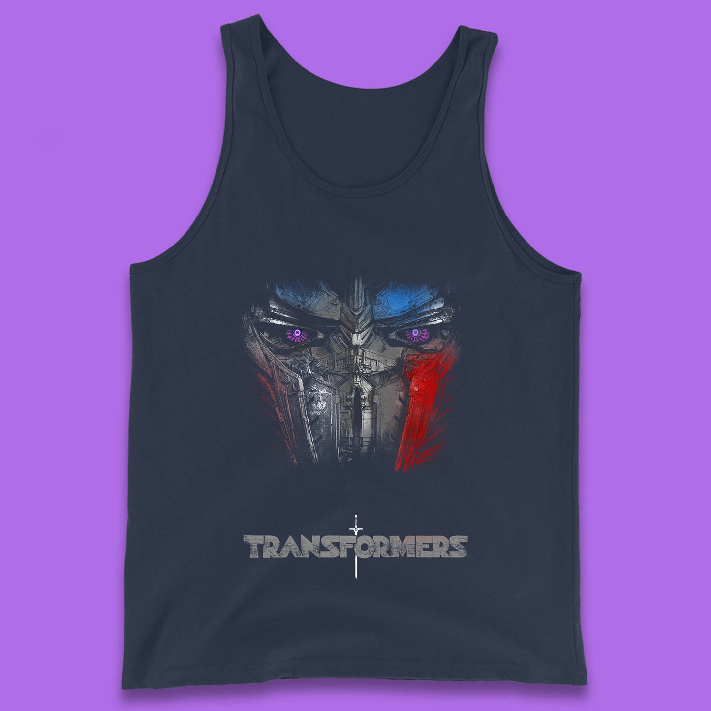 Transformers The Last Knight Optimus Prime Autobot Science Fiction Action Adventure Movie Tank Top