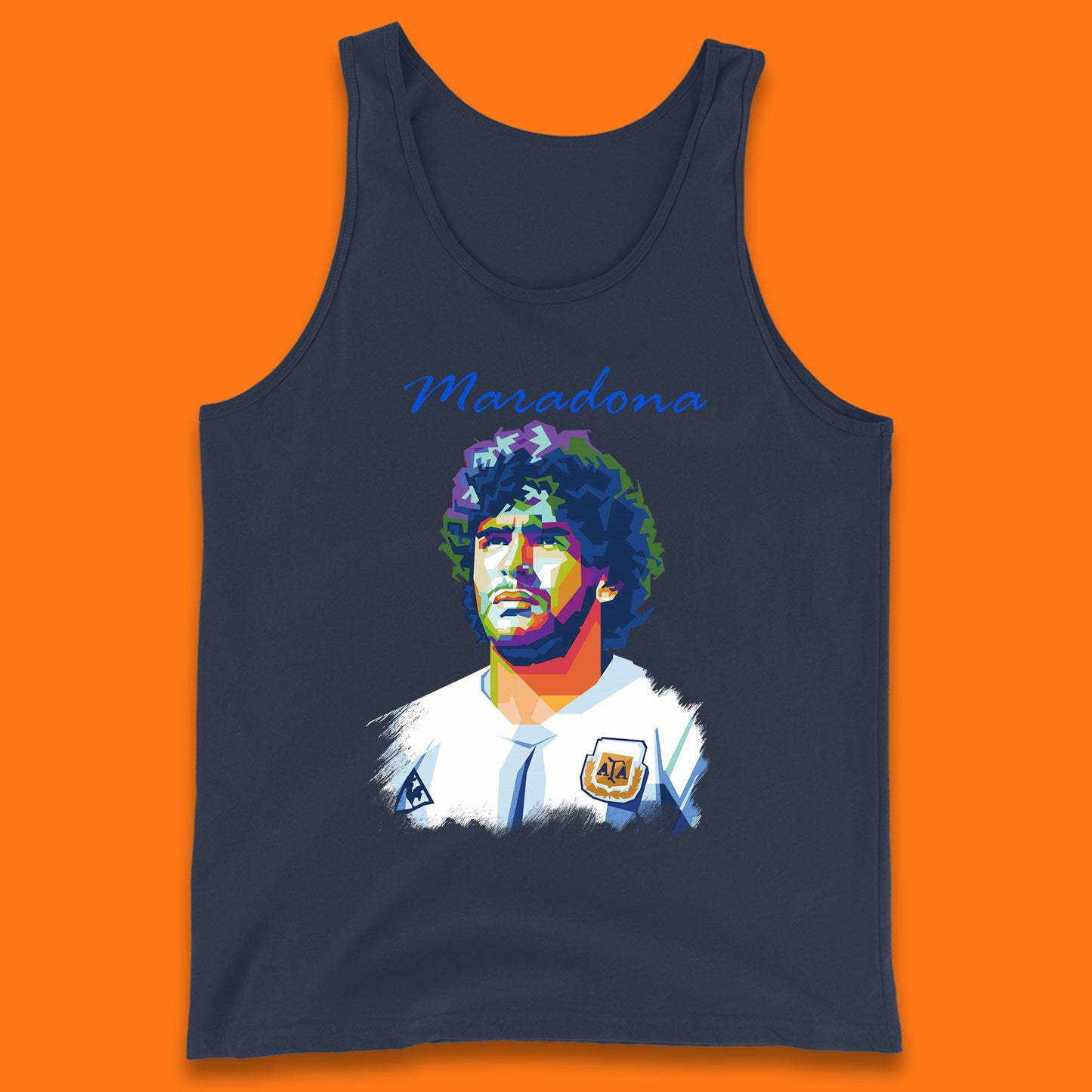 Legend Maradona Argentina Professional Soccer Player Greatest Of All Time Soccer Player Tank Top