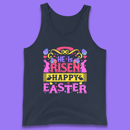 He Is Risen Happy Easter Tank Top