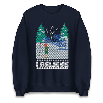 I Beleive Polar Express Christmas Unisex Sweatshirt