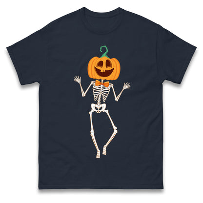 Pumpkin Skeleton T Shirts
