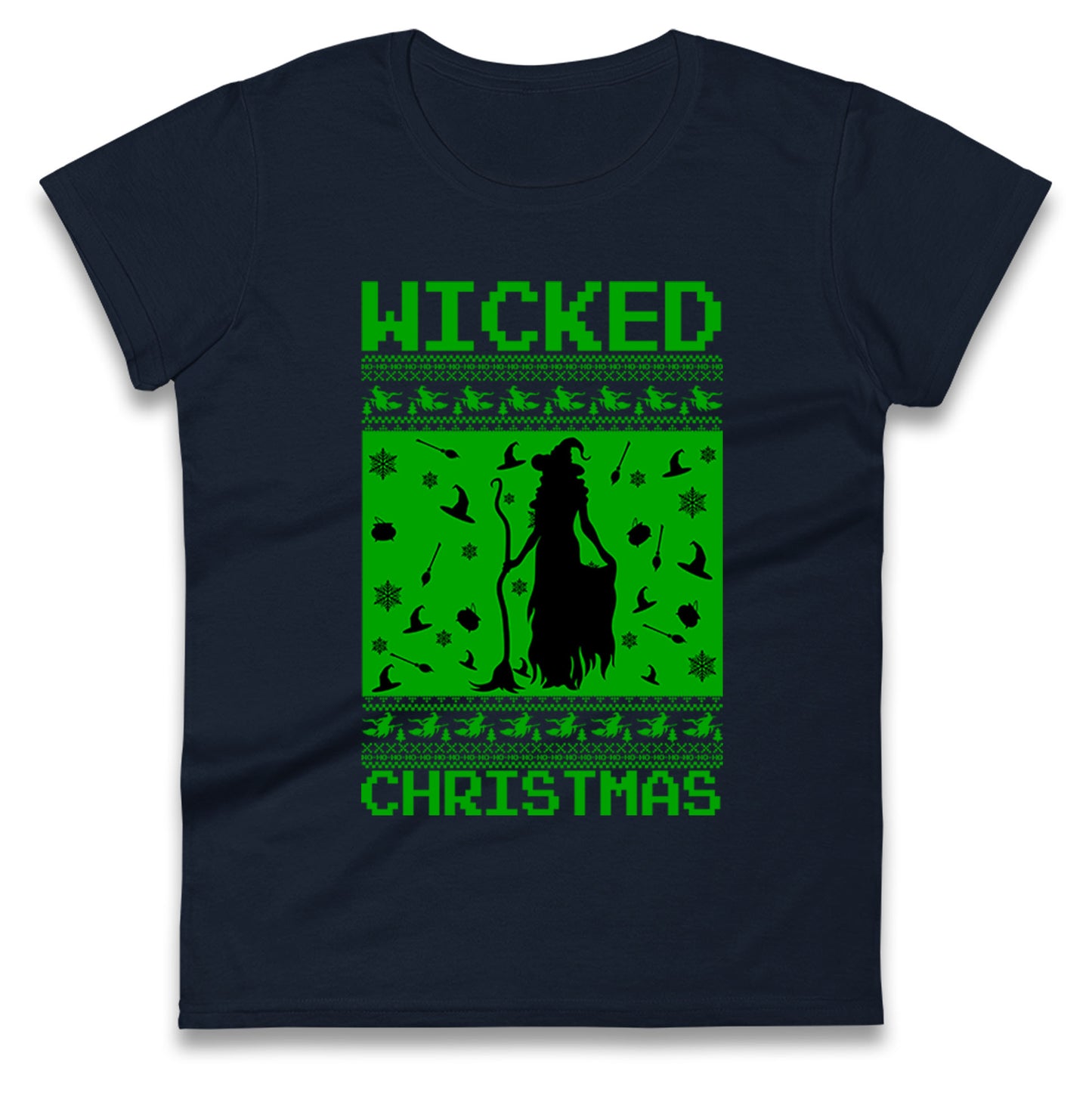 wicked christmas womens t shirt