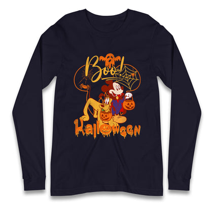 Mickey Mouse Halloween Long Sleeve T Shirt