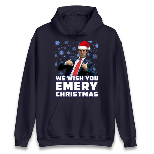 We Wish You Emery Christmas Unisex Hoodie