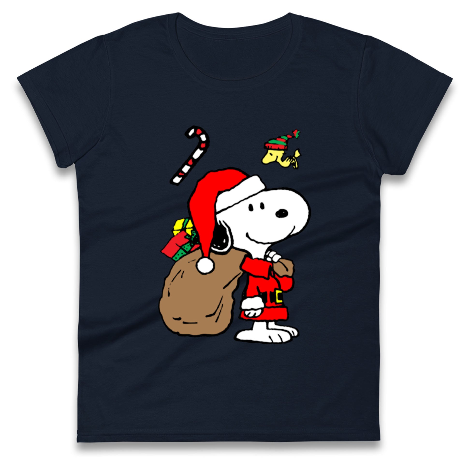 snoopy christmas womens t shirt