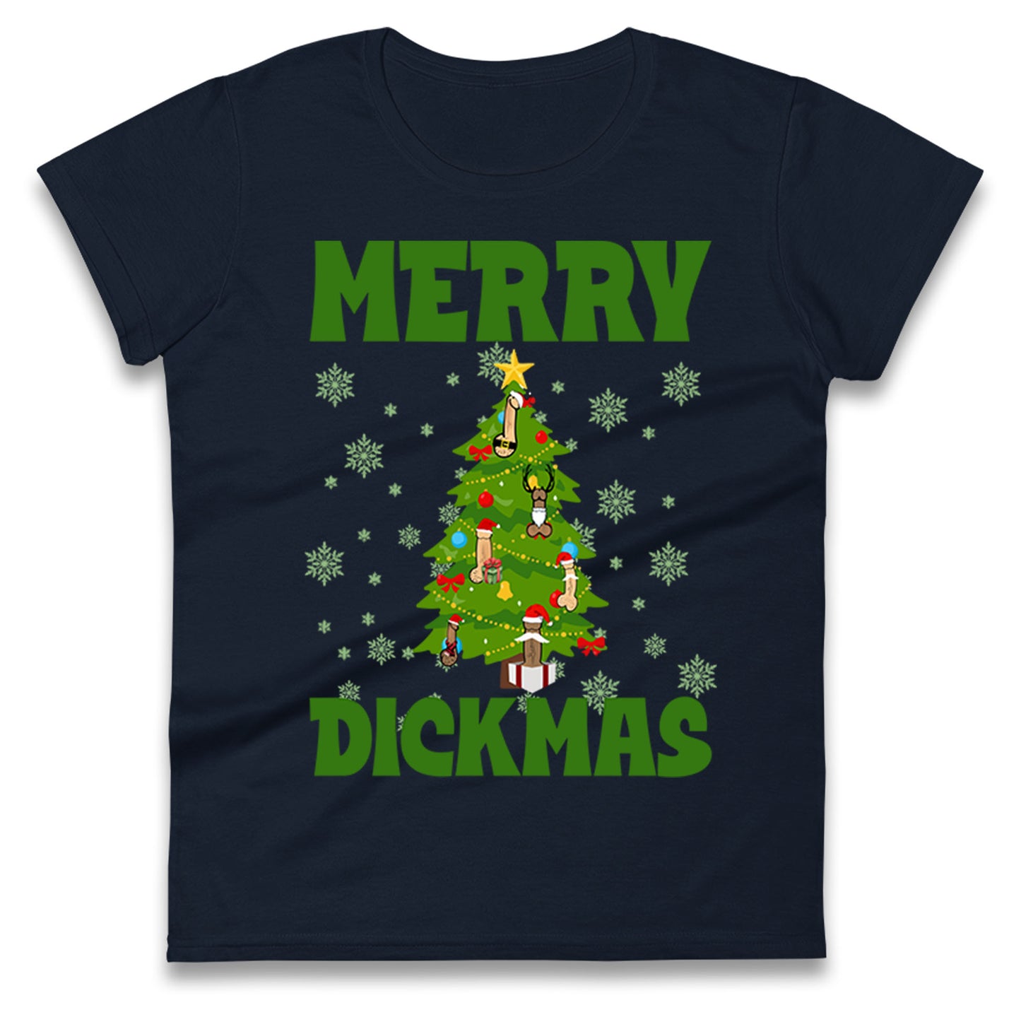 Merry Dickmas Funny Christmas T Shirt