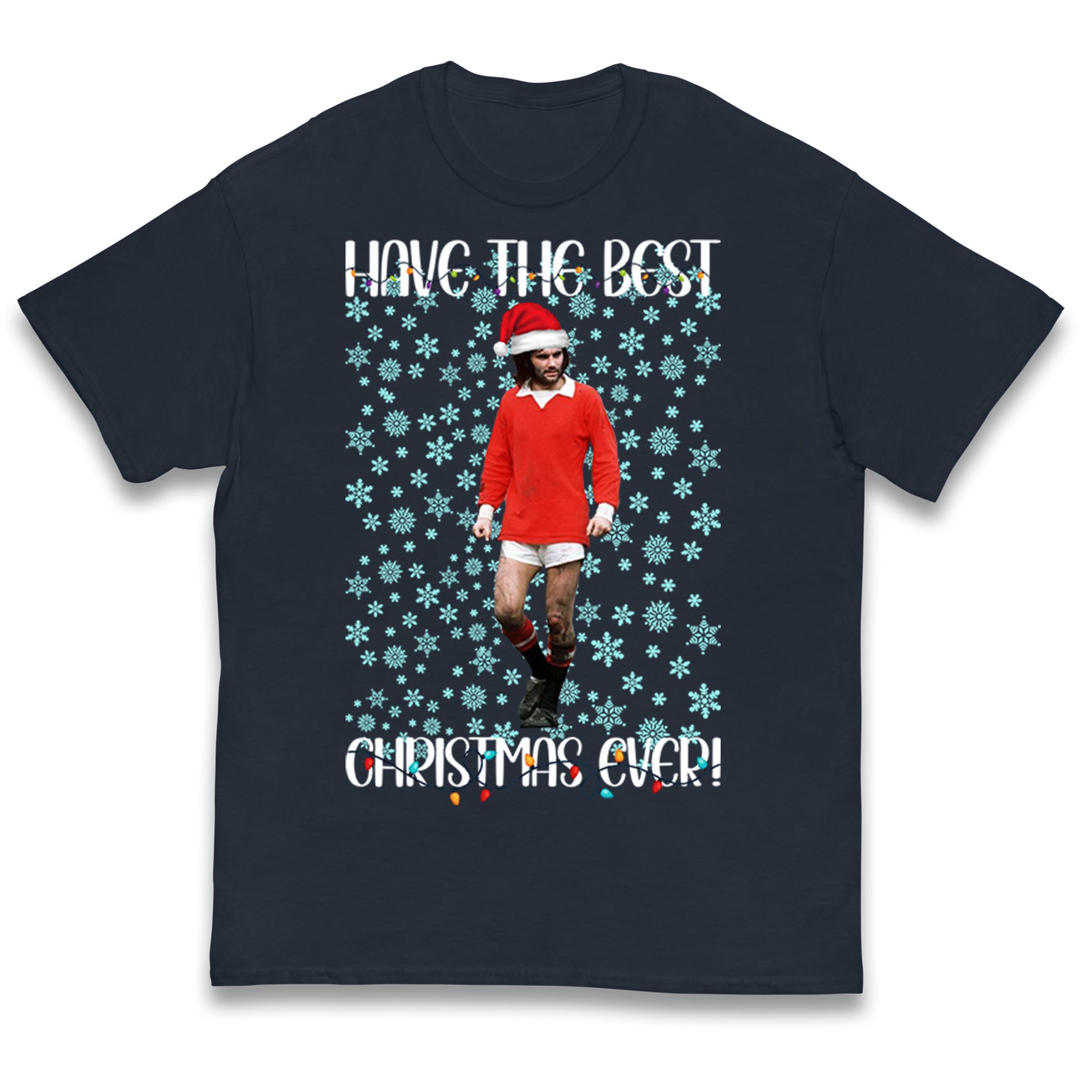 george best christmas t shirt