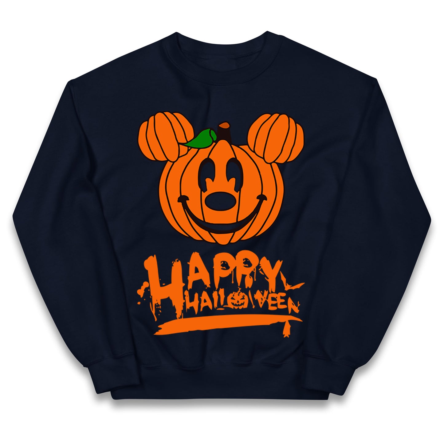 Mickey Mouse Pumpkin Happy Halloween Kids Jumper