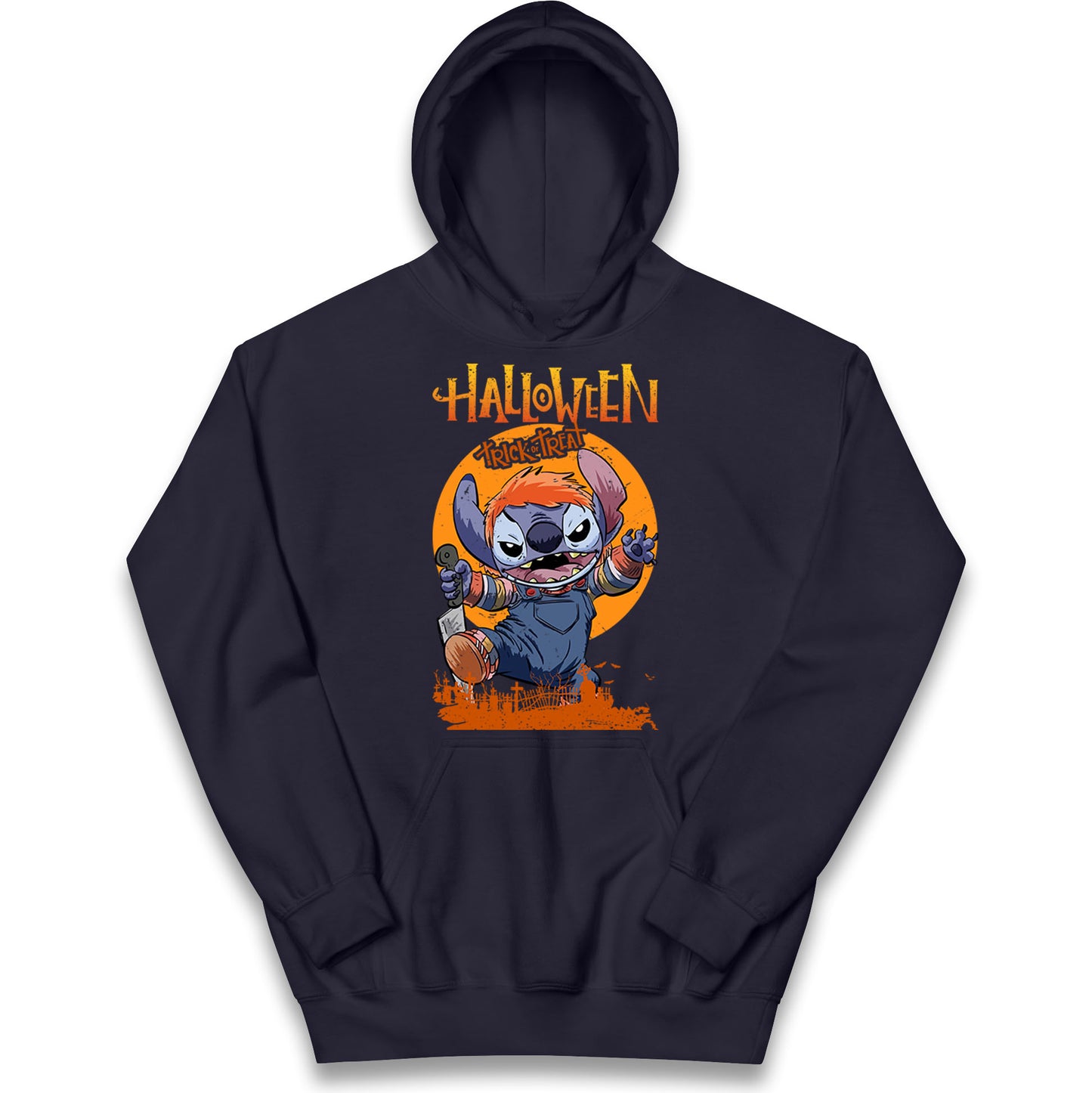 Lilo And Stitch Halloween Kids Hoodie