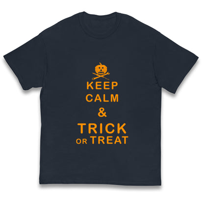 Keep Calm And Trick Or Treat Halloween T Shirt
