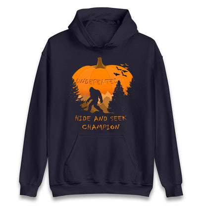 Big Foot Hide And Seek Halloween Unisex Hoodie