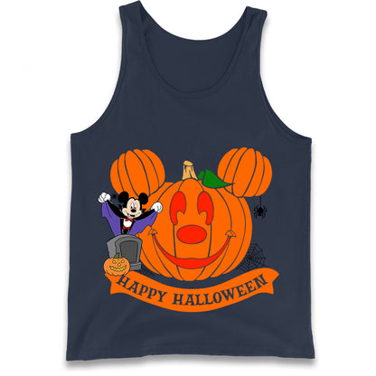 Mickey Mouse Horror Happy Halloween Tank Top