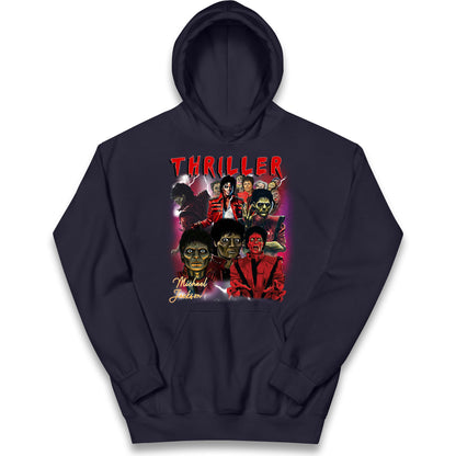 Michael Jackson Thriller Halloween Bootleg Kids Hoodie